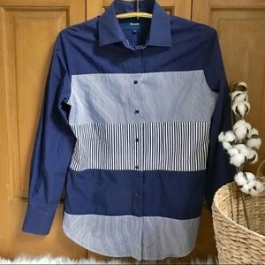 Striped button down from French brand Façonnable